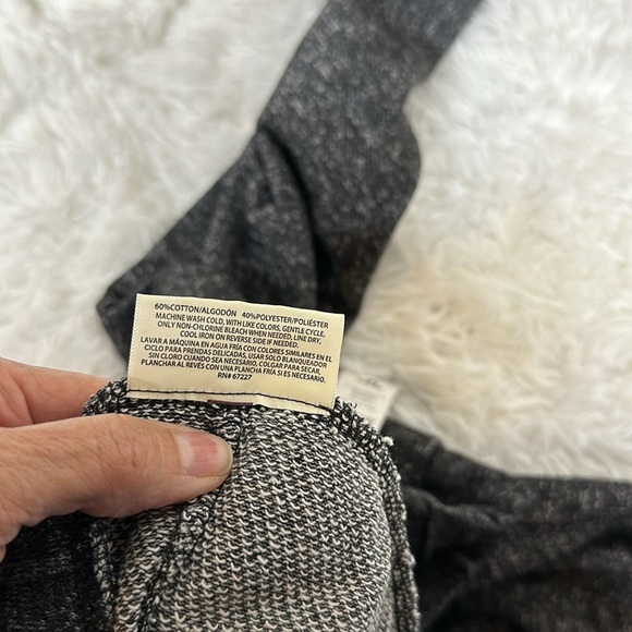 Bobbie Brooks Women 1X Capri Cargo Sweat Pants Grey Elastic Waist- NEW Plus Size - Picture 8 of 8